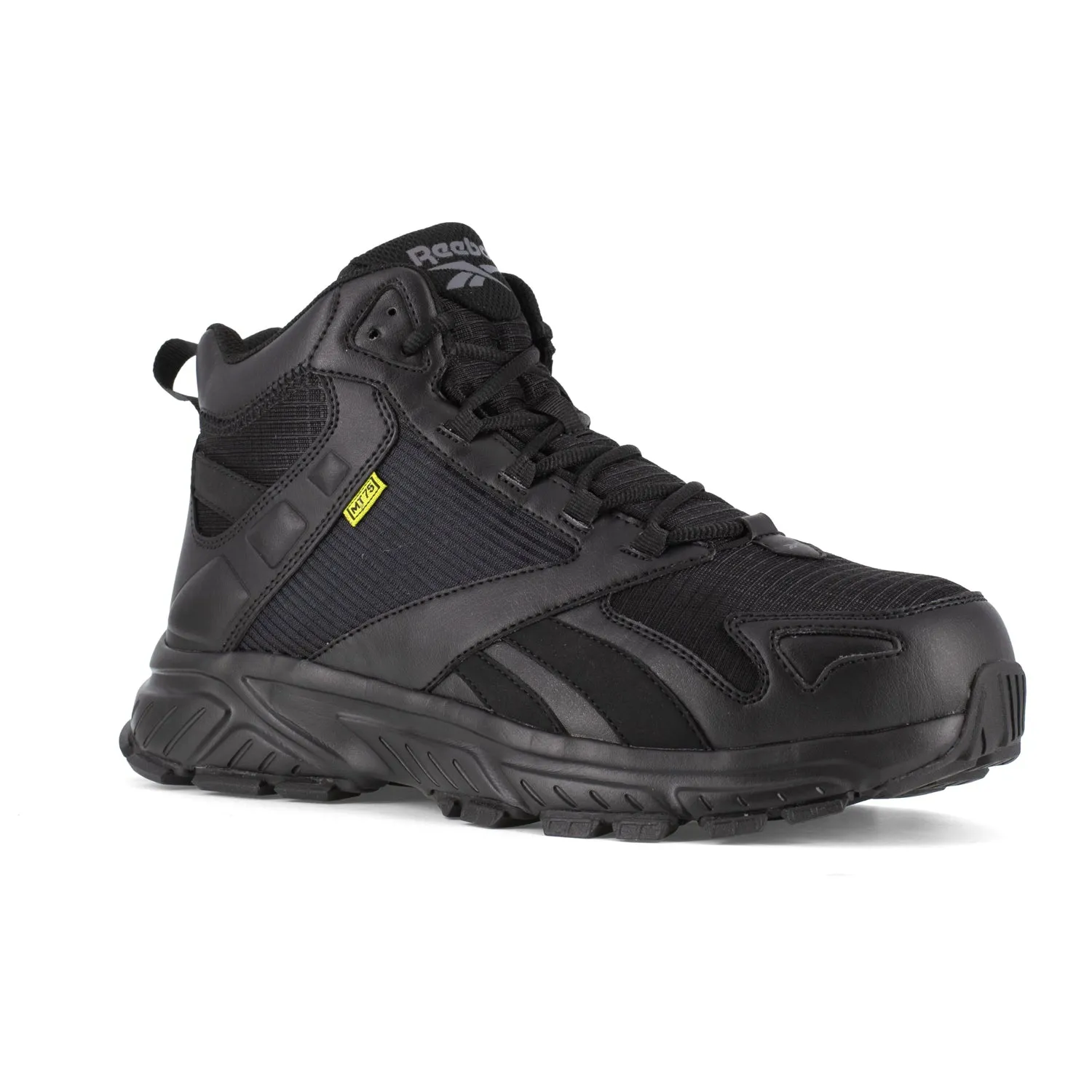 Reebok Mens Black Mesh Work Boots Hyperium Trail Hiker CT