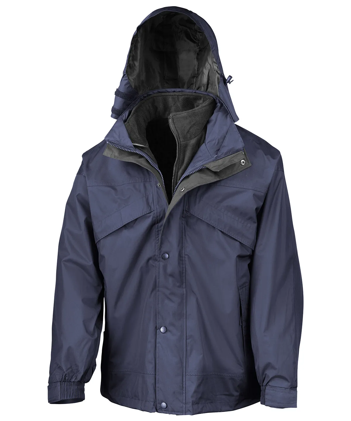 Result 3-in-1 zip and clip jacket