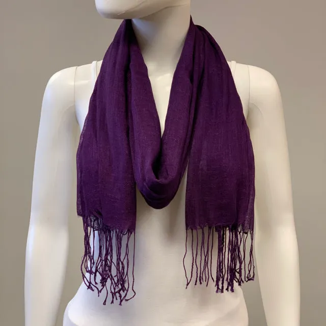 Scarf Silk Open Weave