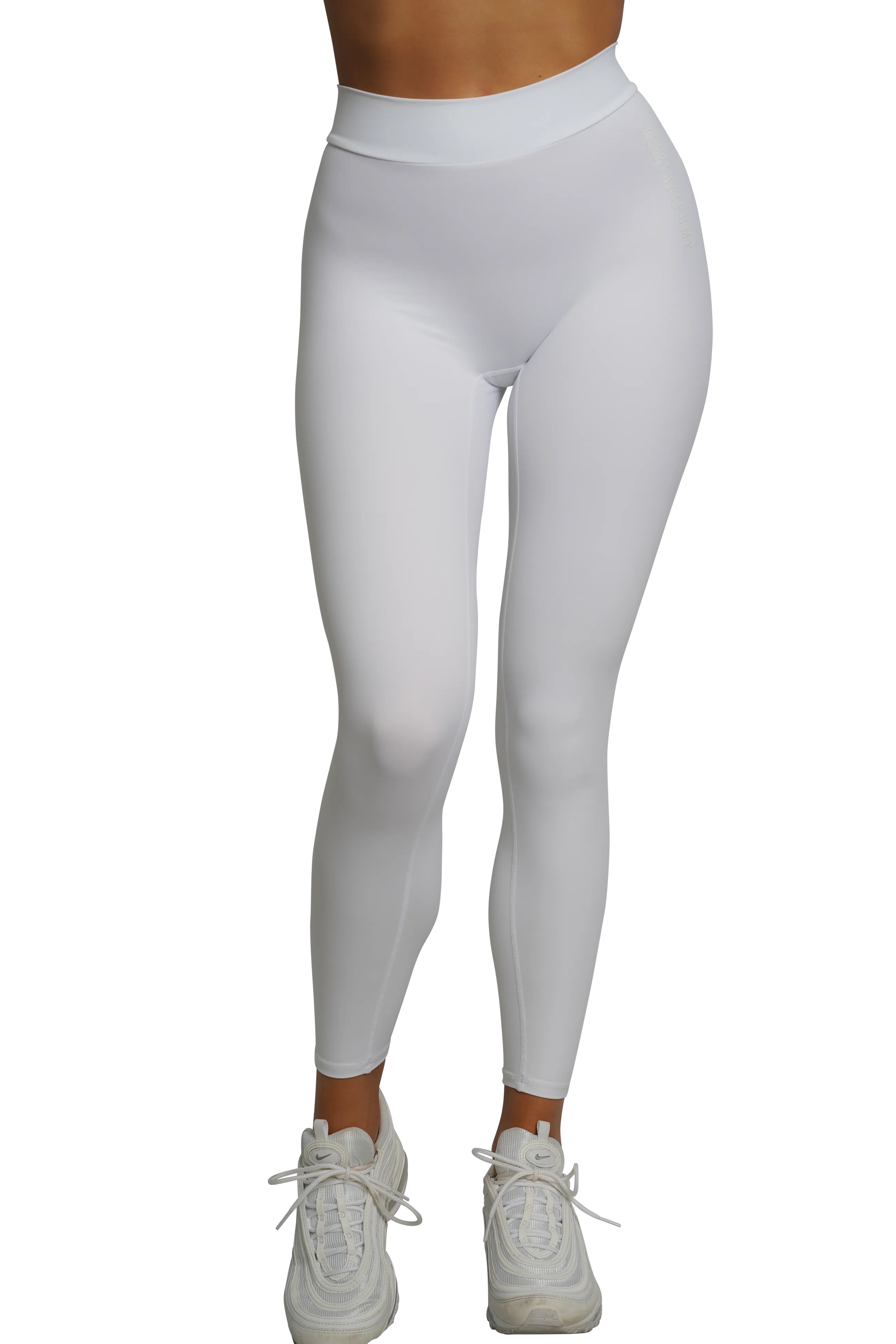 SCULPT V-BACK LEGGINGS - WHITE