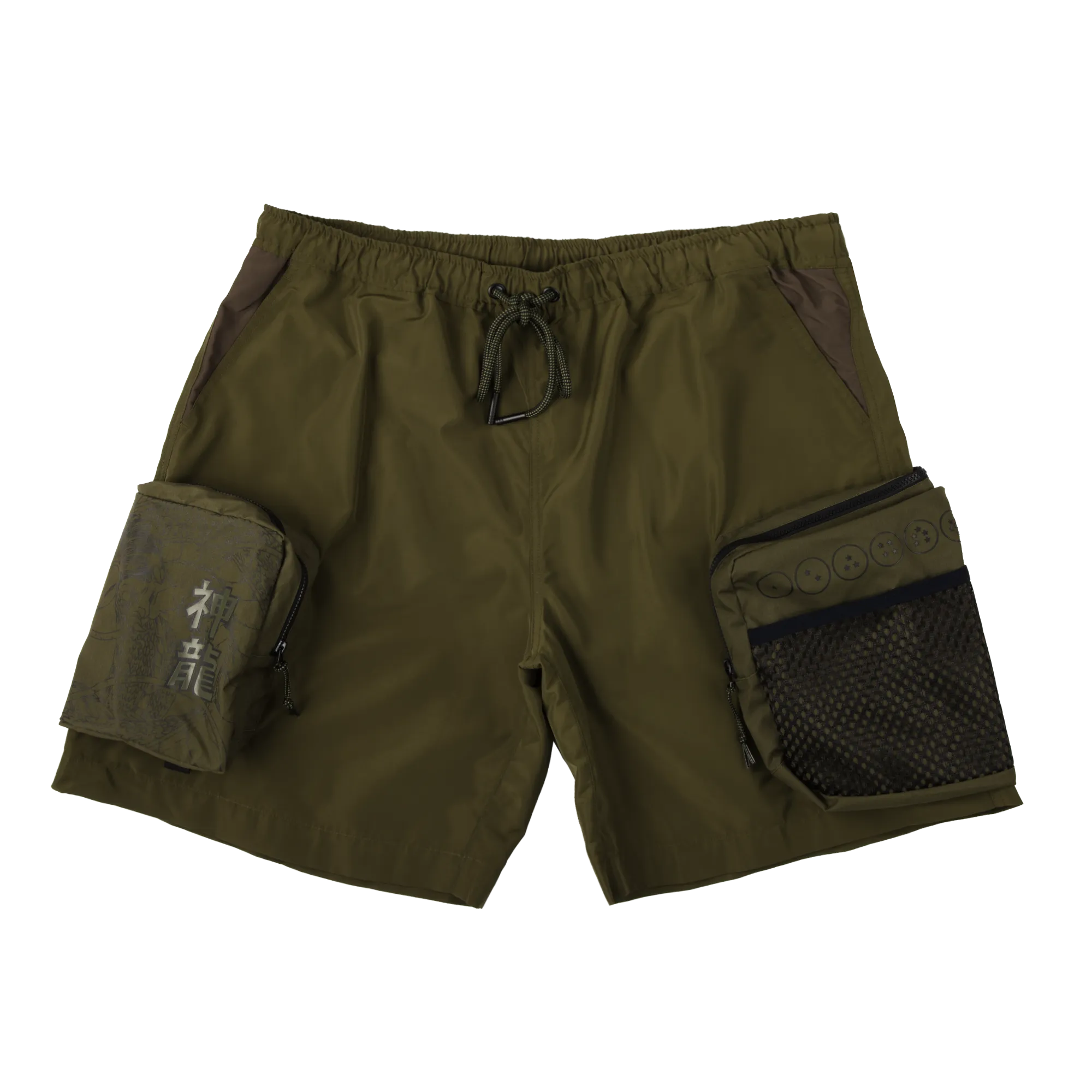 Shenron Olive Green Cargo Short