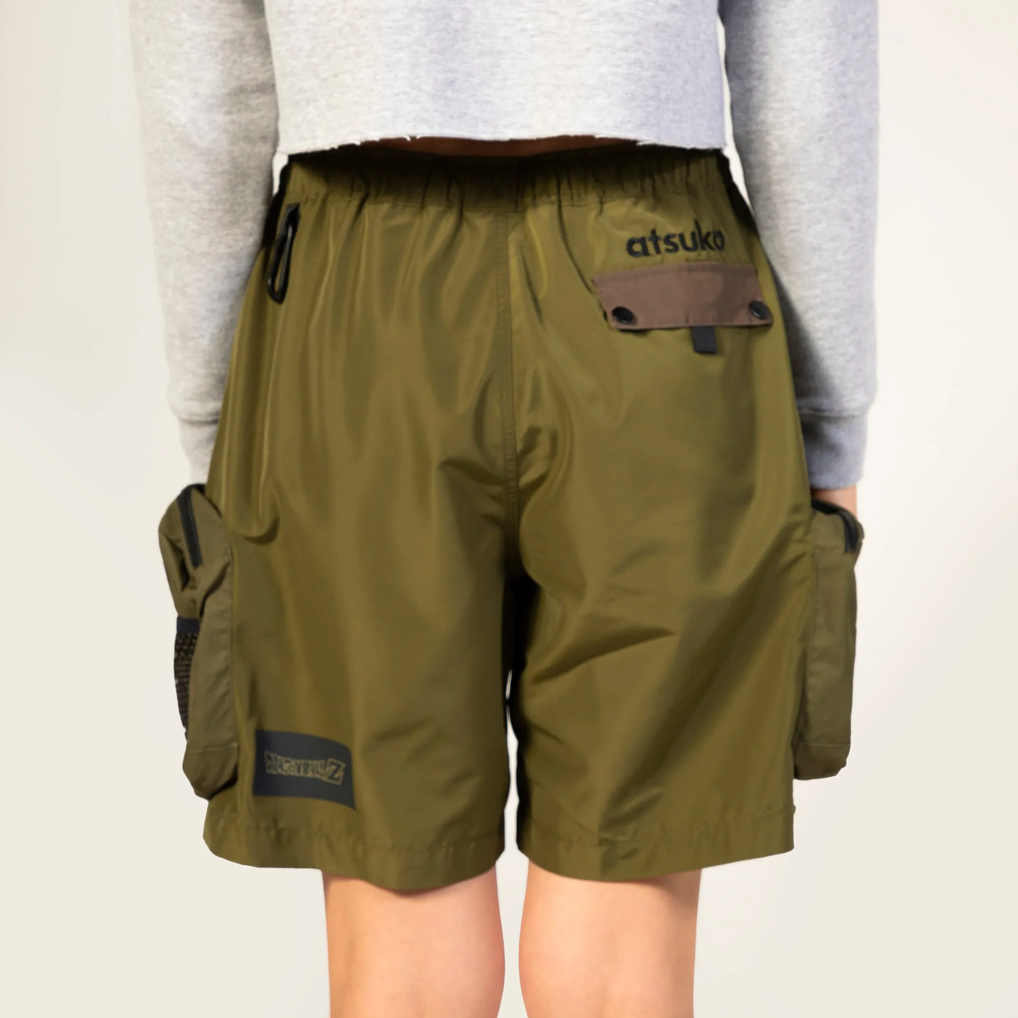 Shenron Olive Green Cargo Short