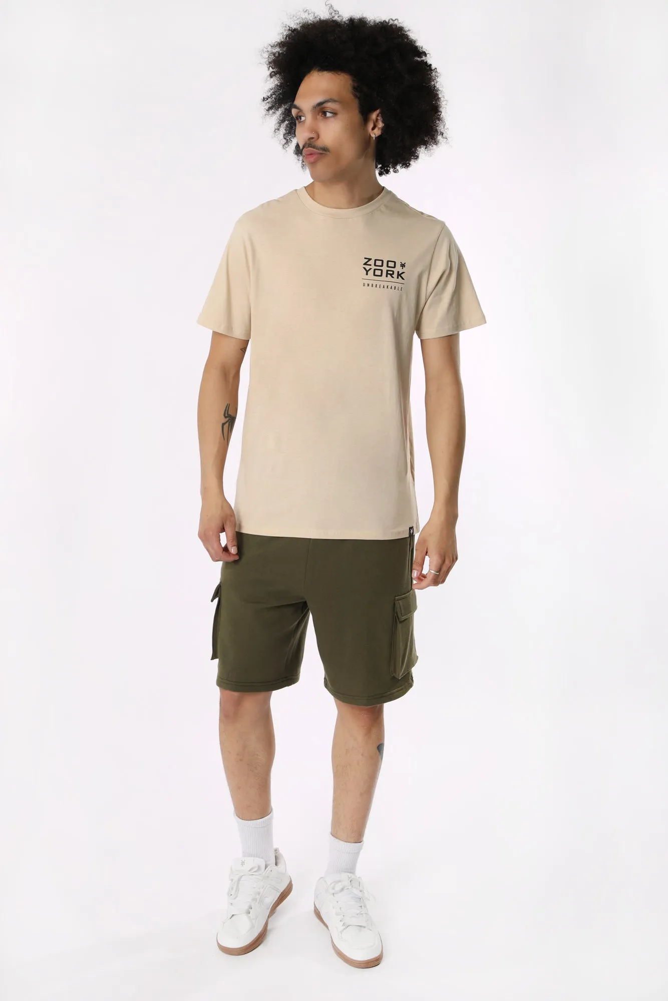 Short Cargo En Molleton Amnesia Homme