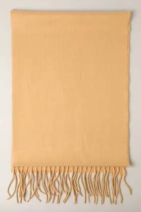 Softer Than Cashmere Solid Muffler Scarf - Camel