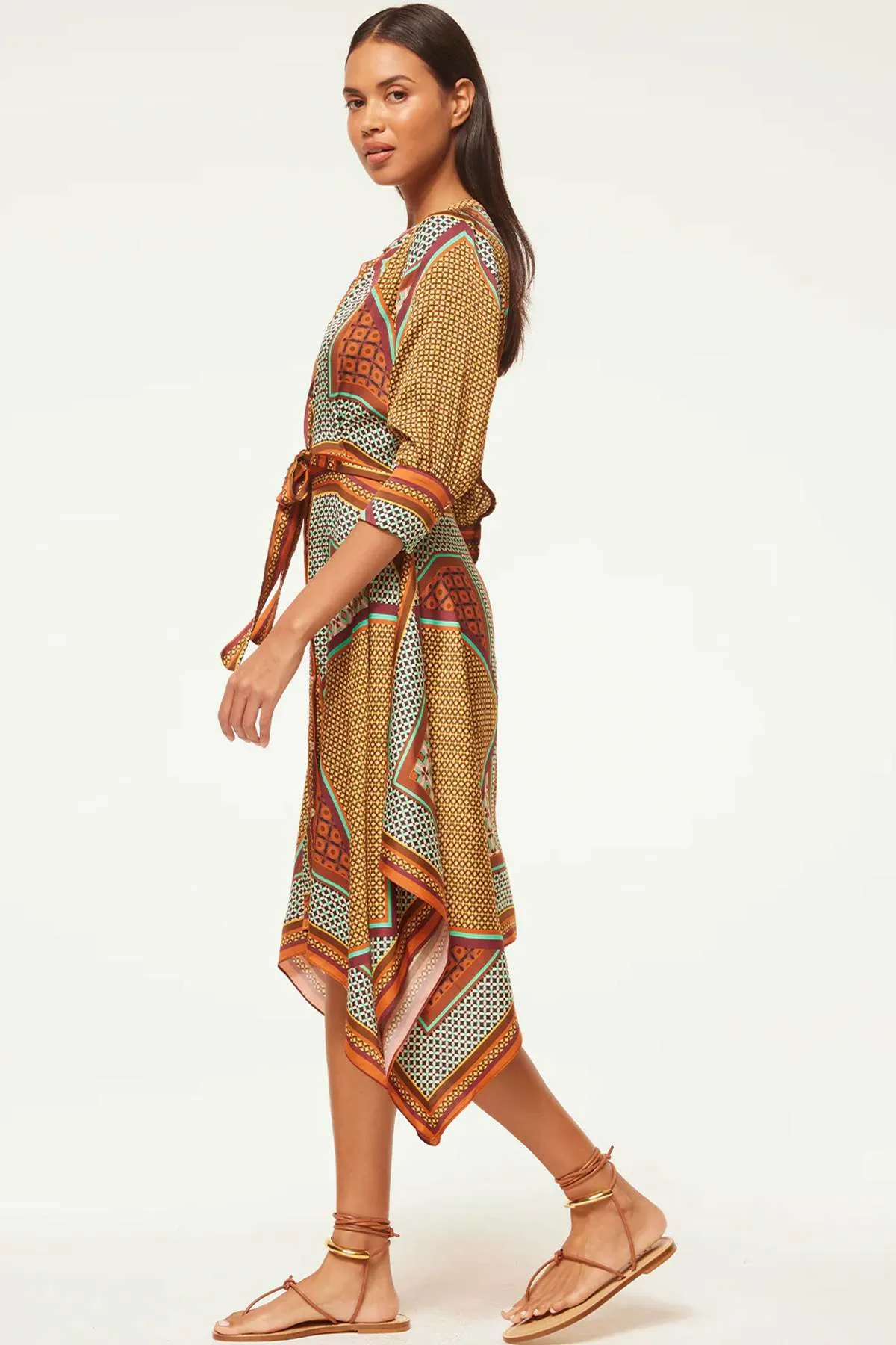 Solmaz Dress - Positano Scarf