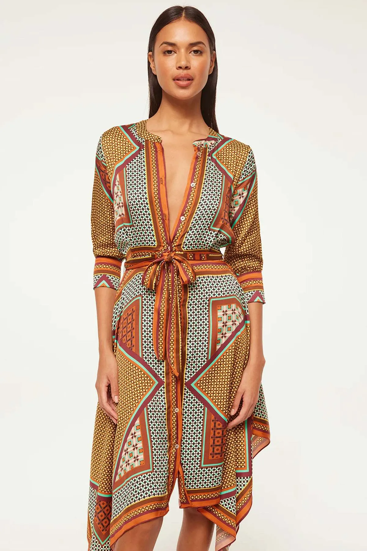 Solmaz Dress - Positano Scarf