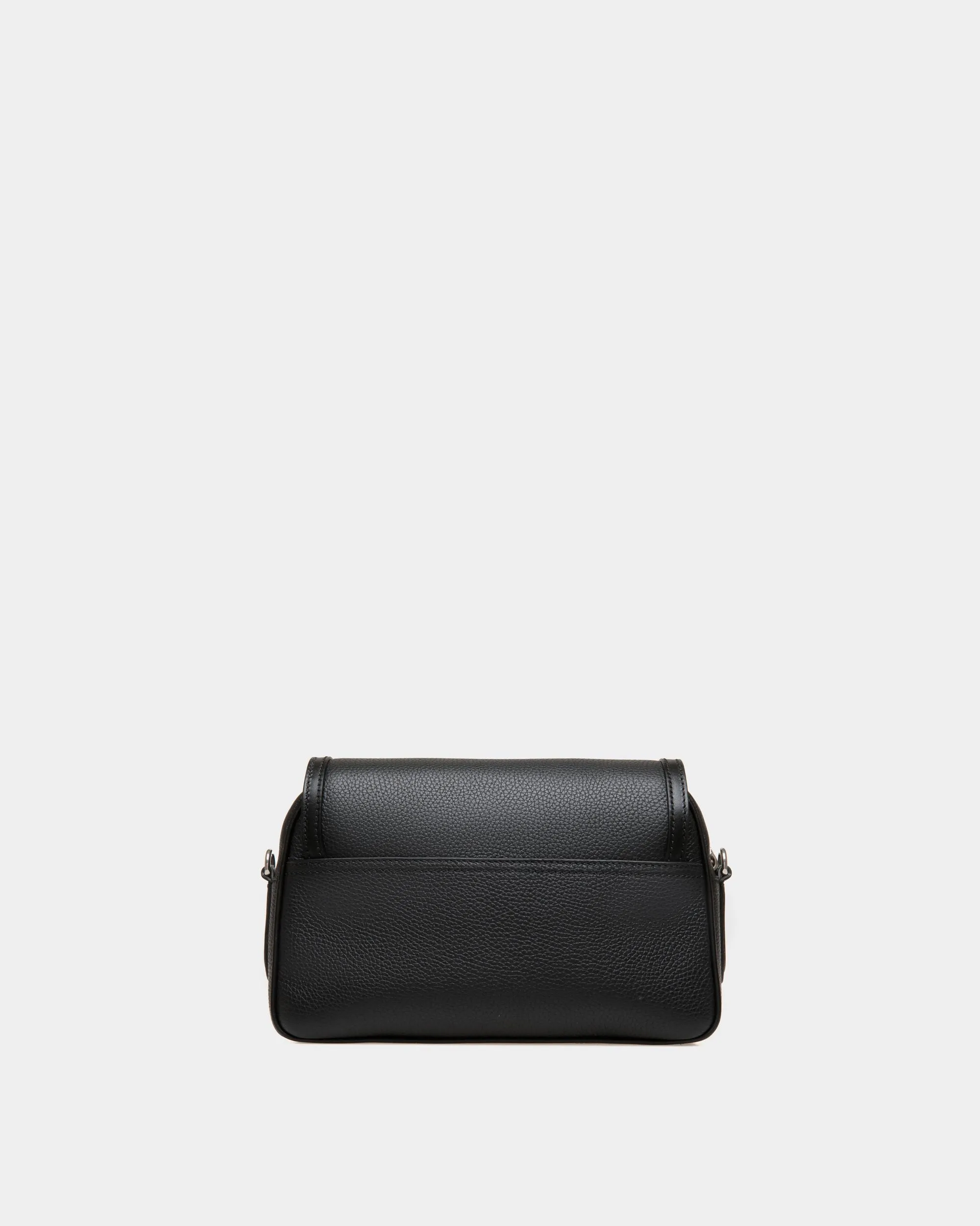 Spin Crossbody Bag in Black Leather 