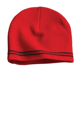 Sport-Tek Spectator Beanie STC20 True Red/ Black