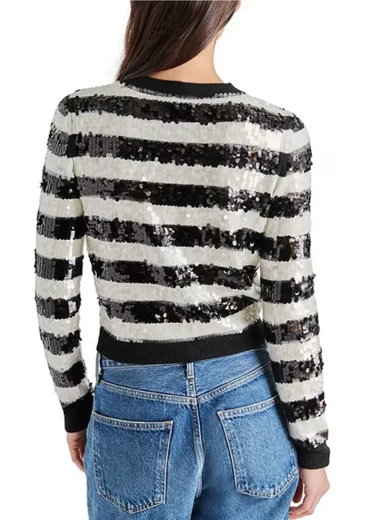 Steve Madden Elina Sweater - Black/White ***FINAL SALE***