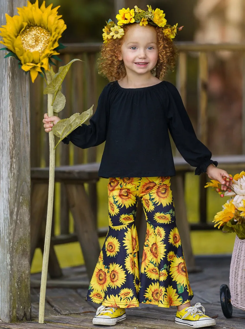 Sunflower Power Bell Bottom Set