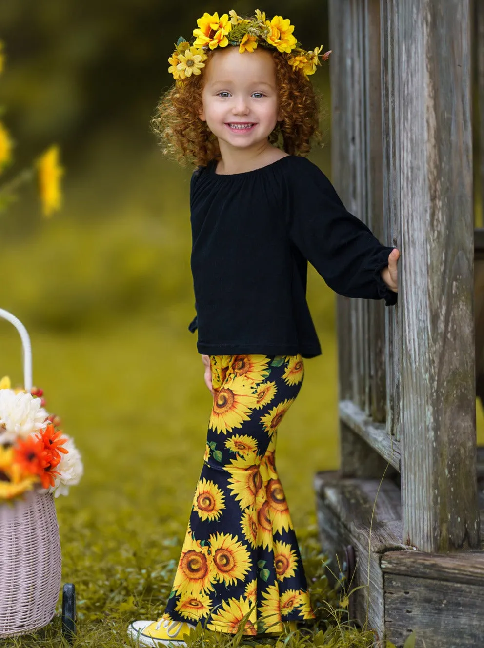 Sunflower Power Bell Bottom Set