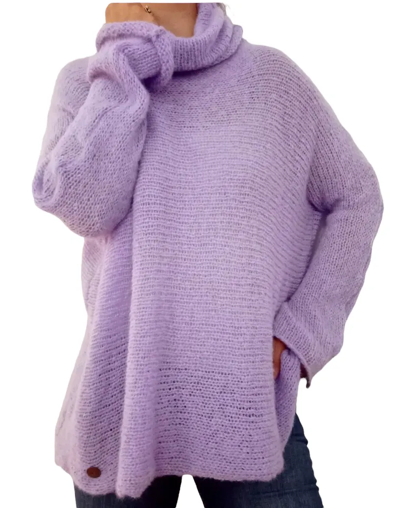 Sweater Maxi Lavanda