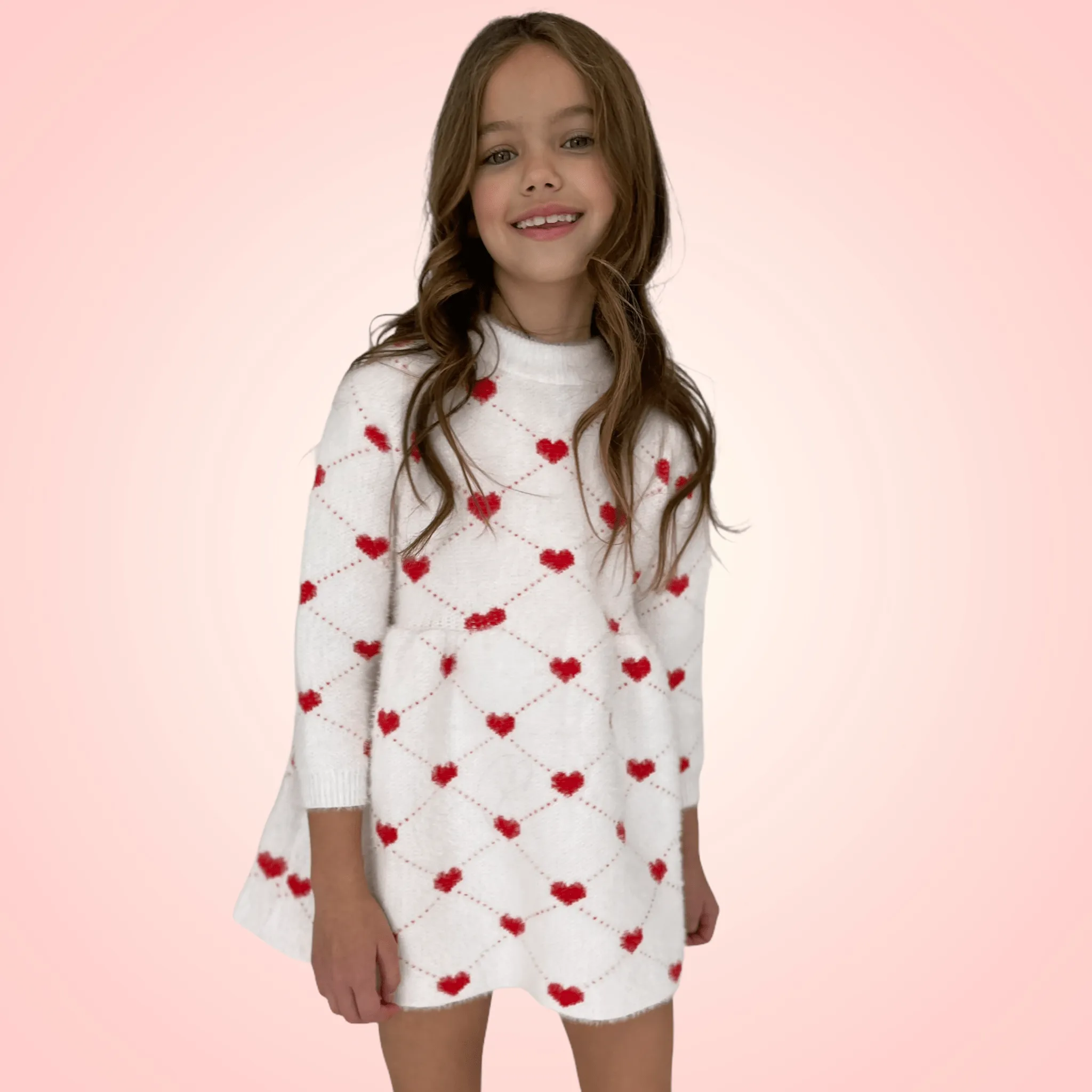 Sweetheart Sweater Dress