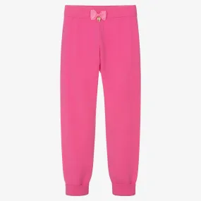 Teen Girls Pink Knitted Joggers