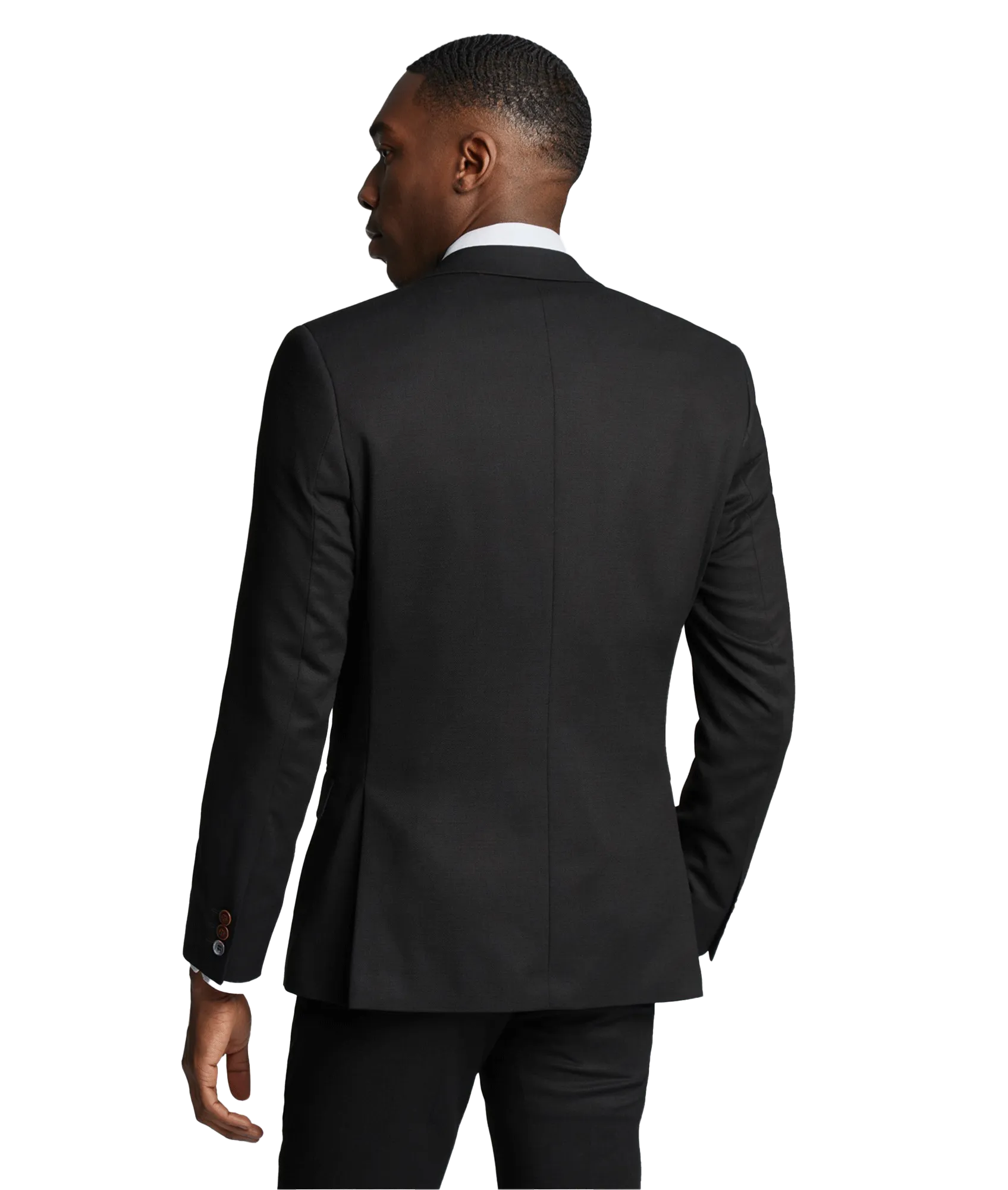 Texture Suit Jacket - Black