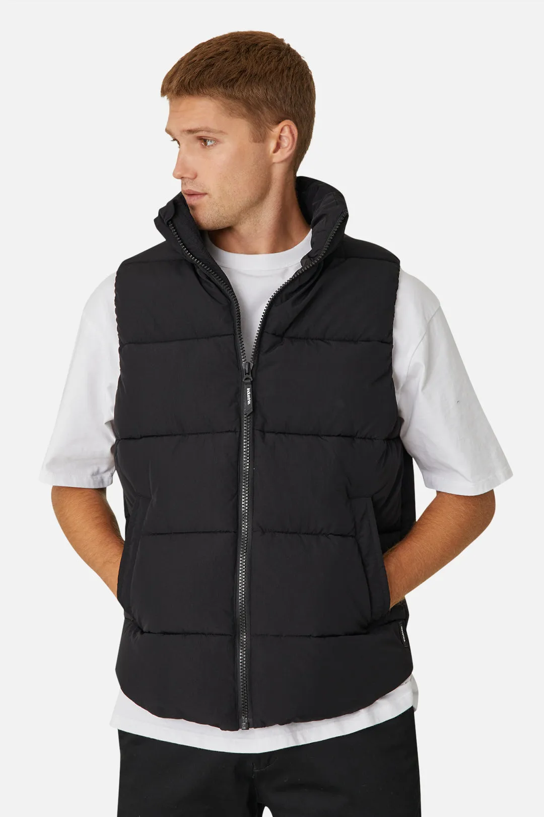 The Hanam Puffer Vest - Black