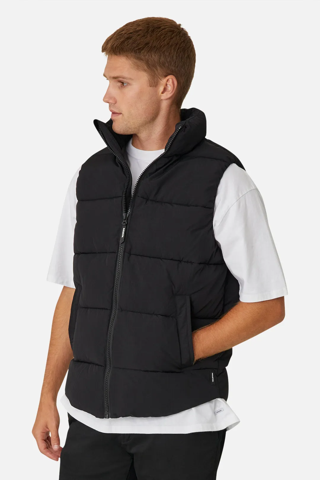 The Hanam Puffer Vest - Black