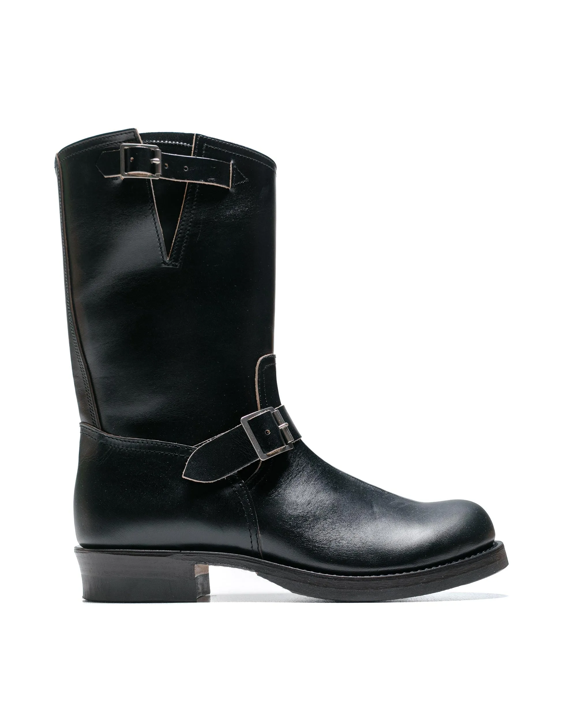 The Real McCoy's BA22001 Buco Engineer Boots / Buttock Black