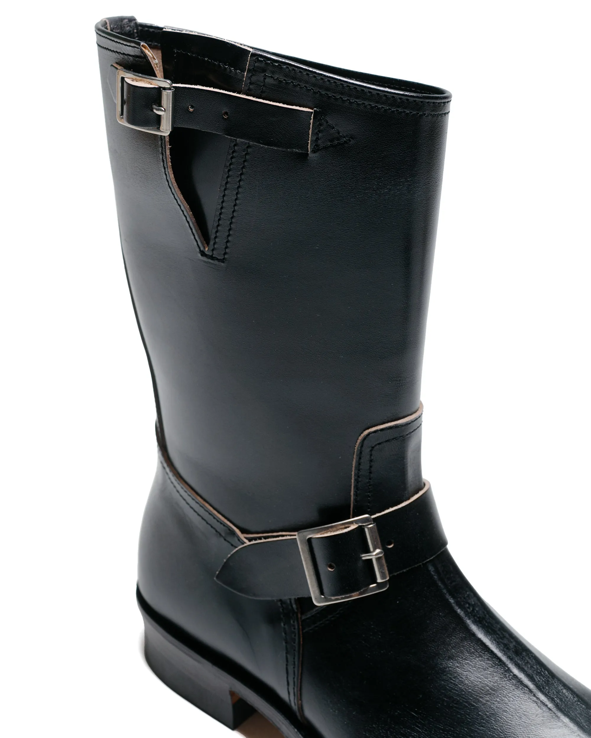 The Real McCoy's BA22001 Buco Engineer Boots / Buttock Black