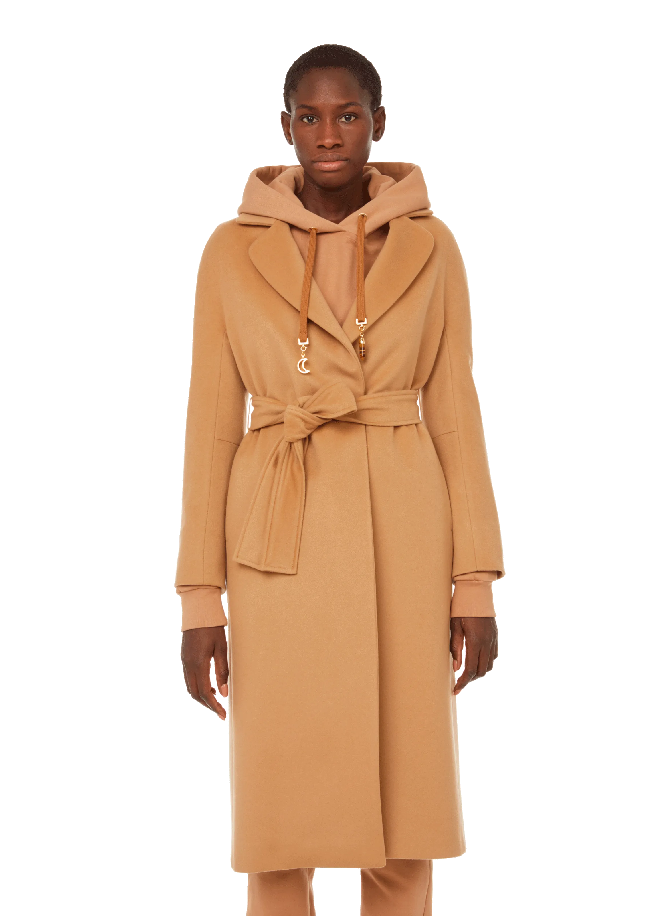 THE SOCIAL SUNDAY  Virgin wool coat - Brown