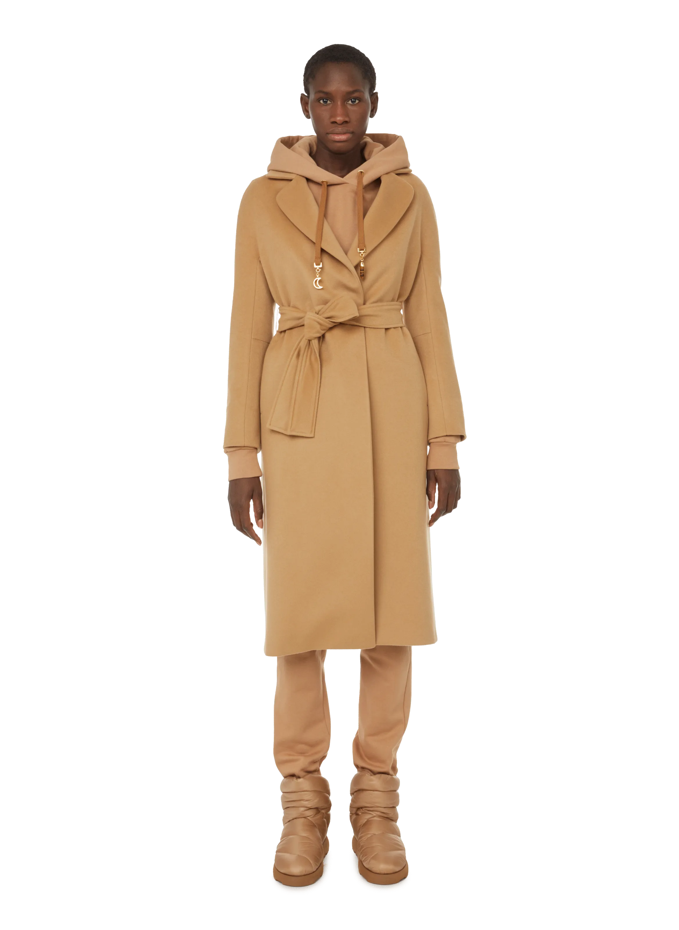 THE SOCIAL SUNDAY  Virgin wool coat - Brown