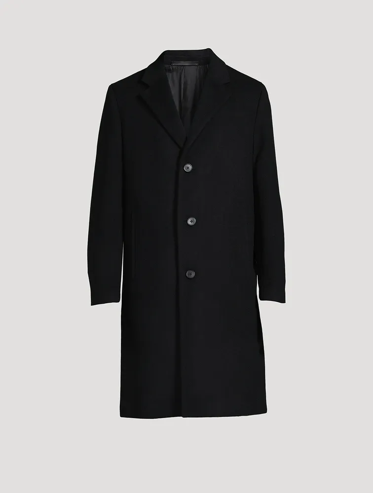 THEORY Suffolk Recycled Wool Melton Coat