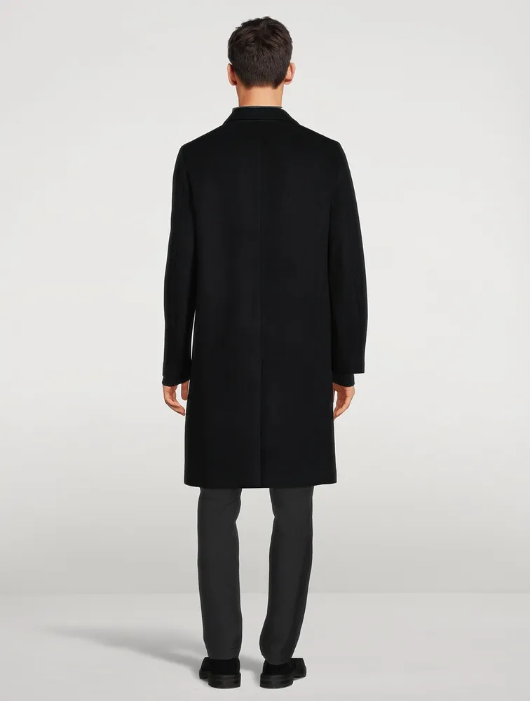 THEORY Suffolk Recycled Wool Melton Coat