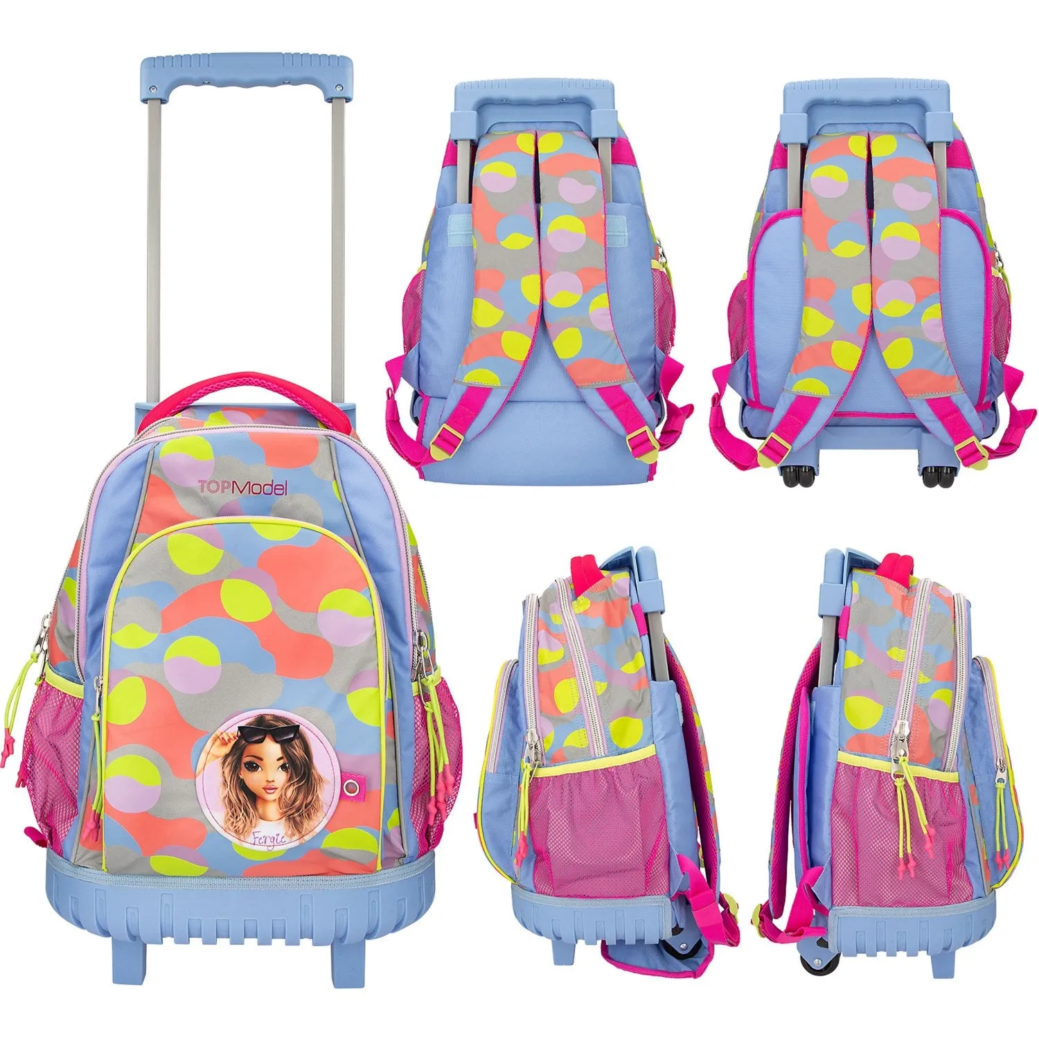 TOPModel School Backpack w/Trolley Flash