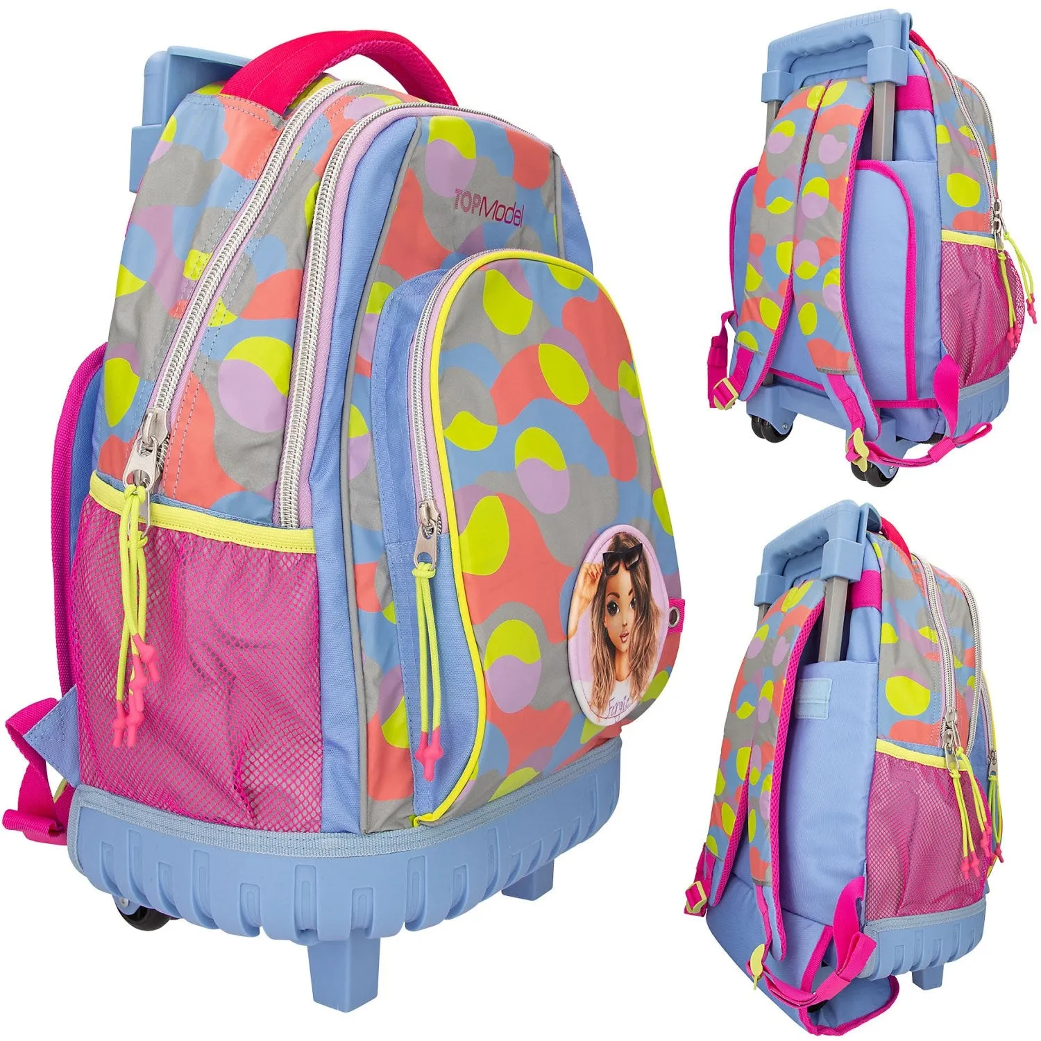 TOPModel School Backpack w/Trolley Flash