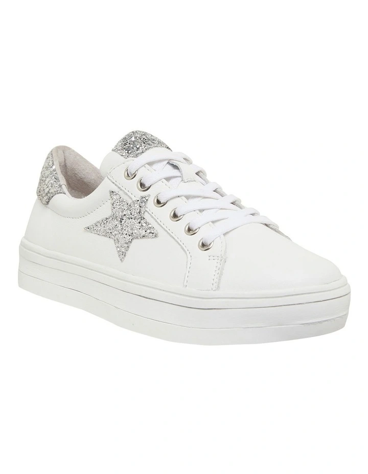 Ultra White/Glitter Sneakers