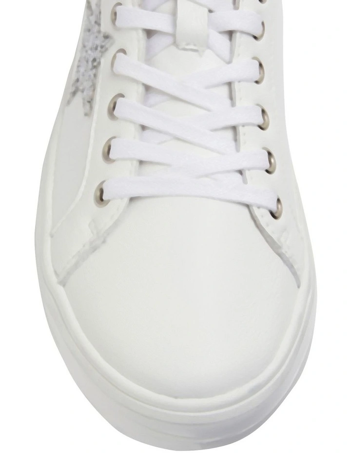 Ultra White/Glitter Sneakers