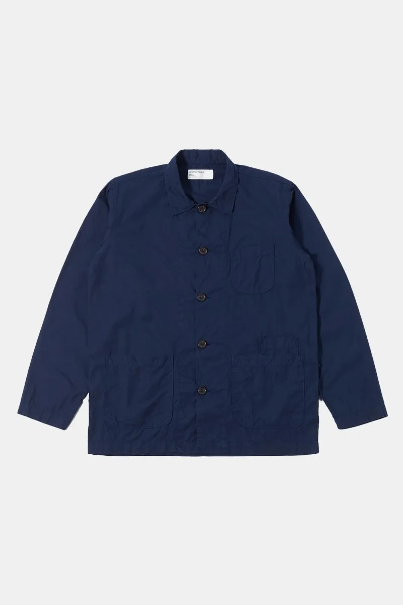 Universal Works Poplin Bakers Overshirt (Navy)