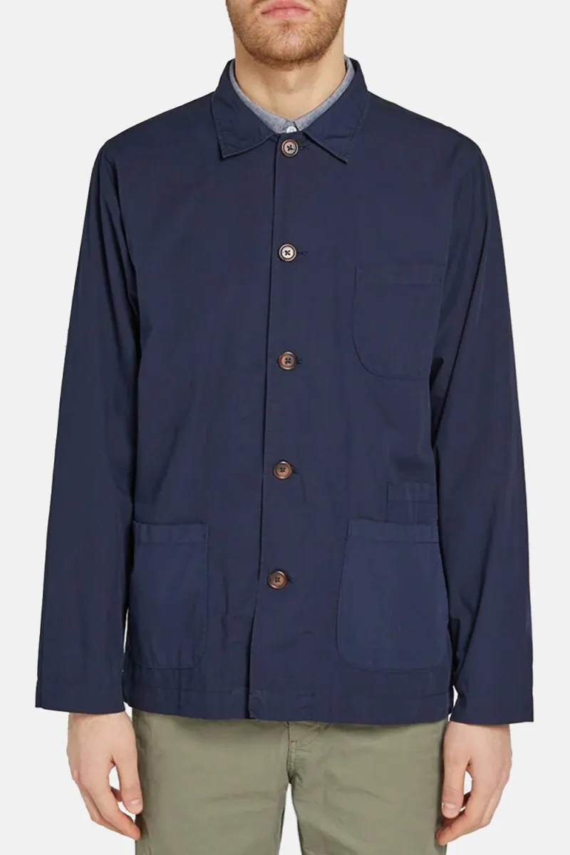 Universal Works Poplin Bakers Overshirt (Navy)