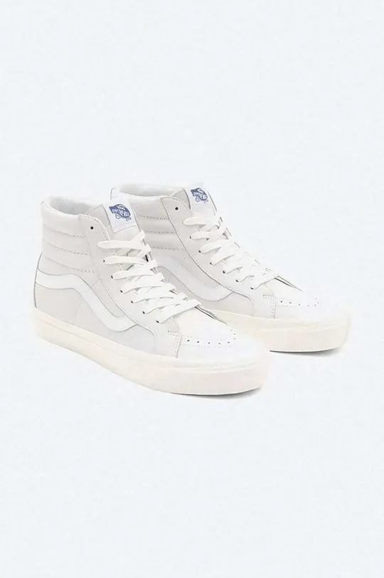 Vans leather sneakers gray color