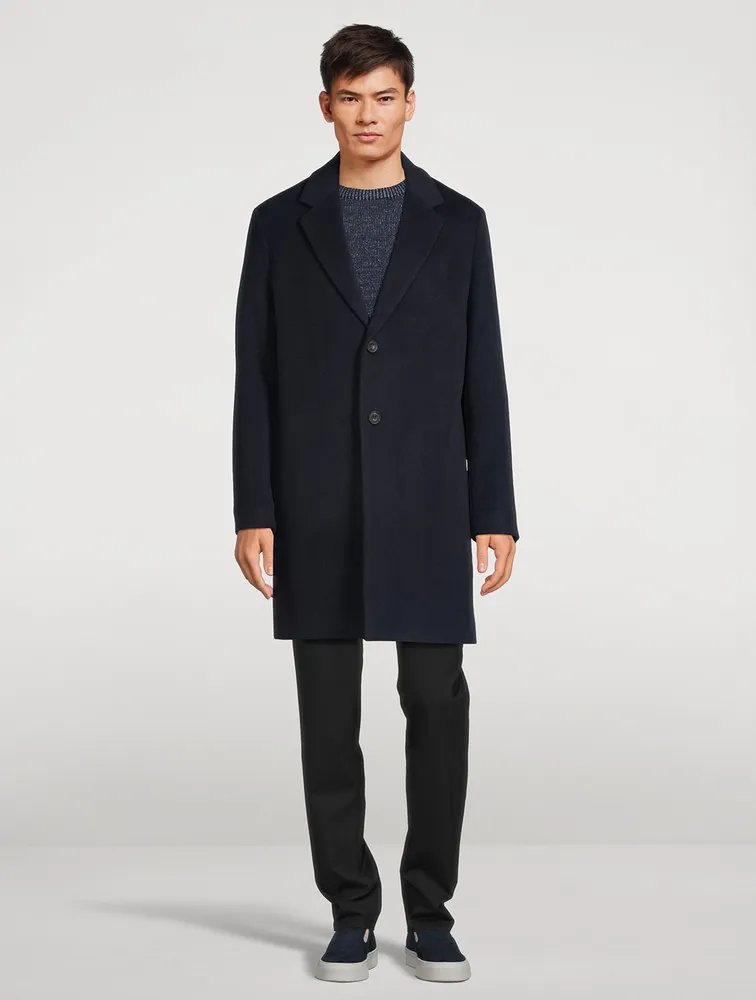 VINCE Classic Wool-Blend Coat