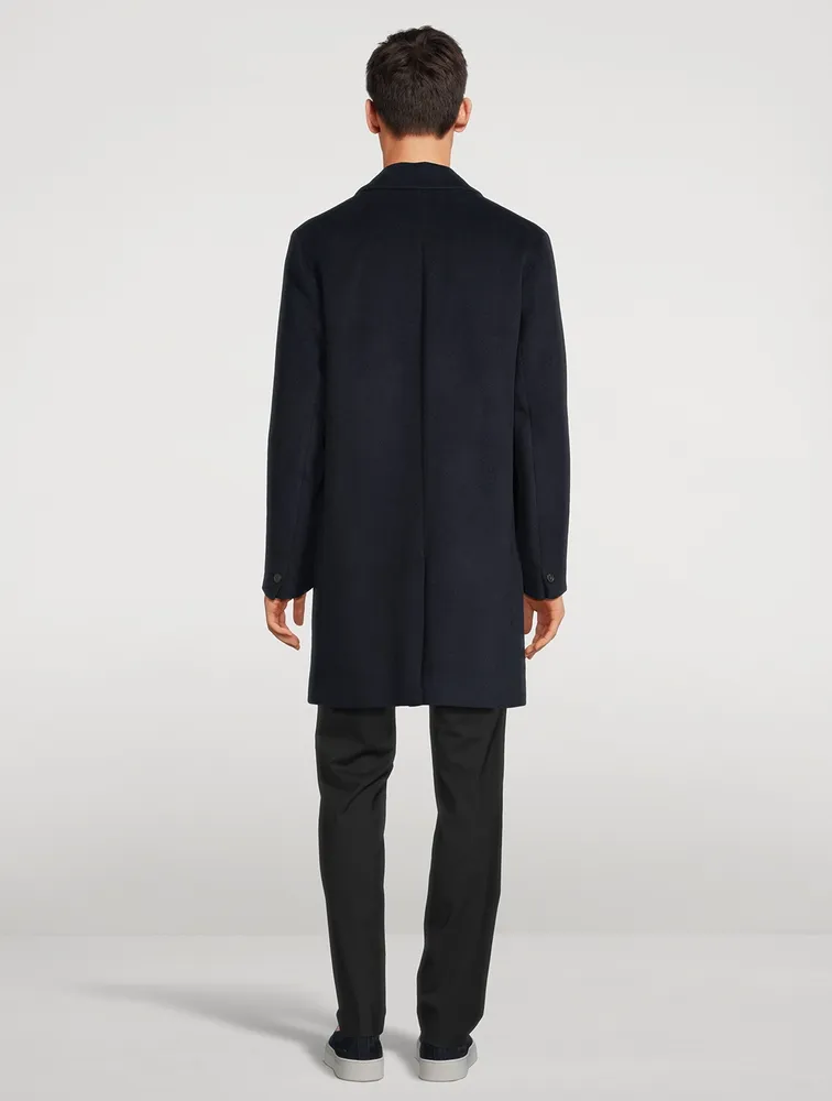 VINCE Classic Wool-Blend Coat