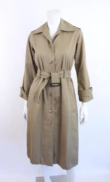 Vintage 70's YVES SAINT LAURENT Safari Trench Coat