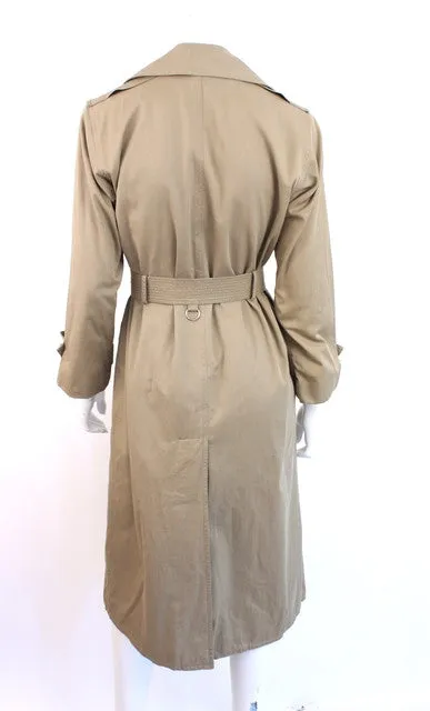 Vintage 70's YVES SAINT LAURENT Safari Trench Coat