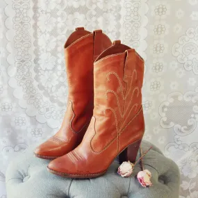 Vintage Honey Stitch Boots