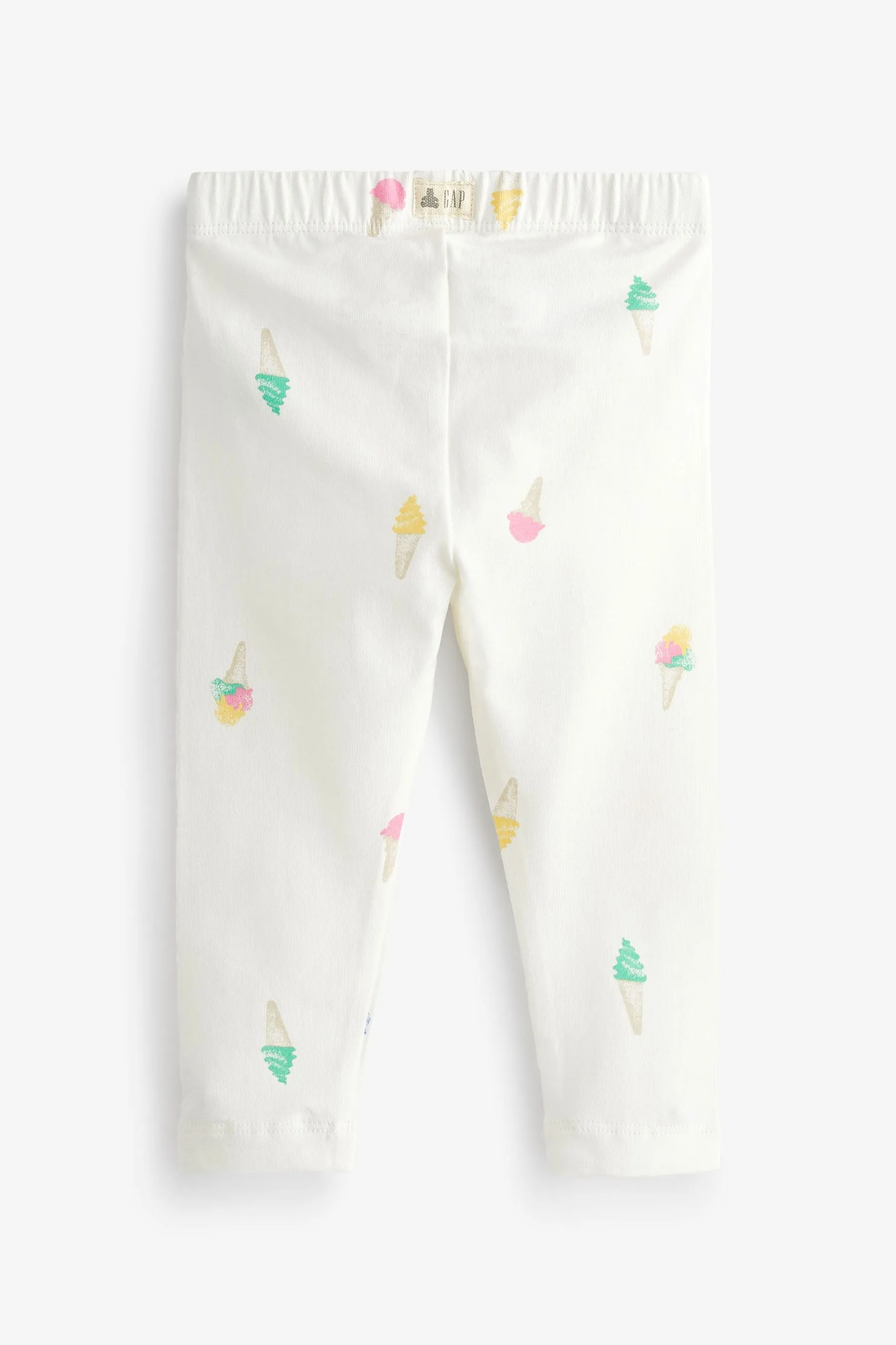 White Cotton Leggings