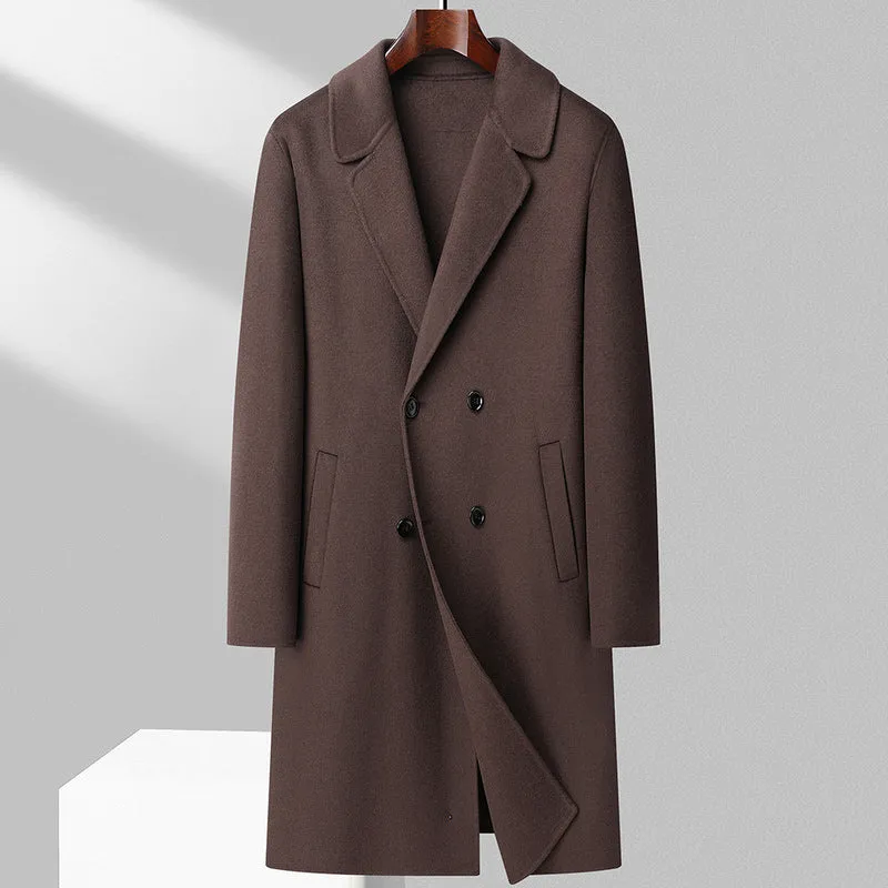 Winter Double-sided Woolen Coat Men's