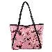 Women Bag PU Leather Flowers Pattern Handbag Shoulder Tote Bags Messenger Bolsos Femenina