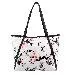 Women Bag PU Leather Flowers Pattern Handbag Shoulder Tote Bags Messenger Bolsos Femenina