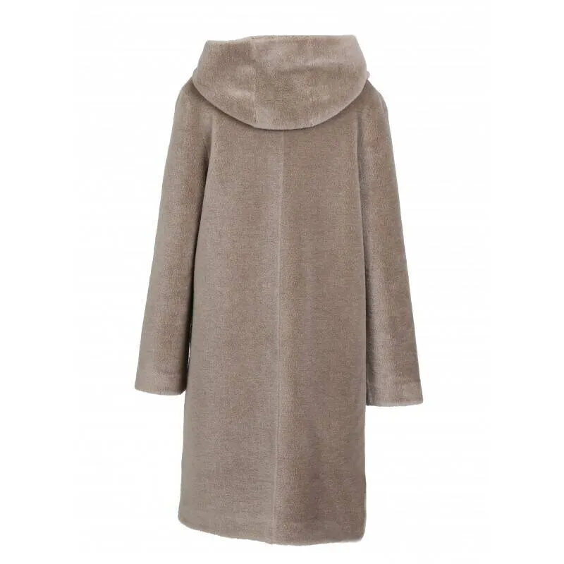 Women's taupe wool coat oakwood 63747