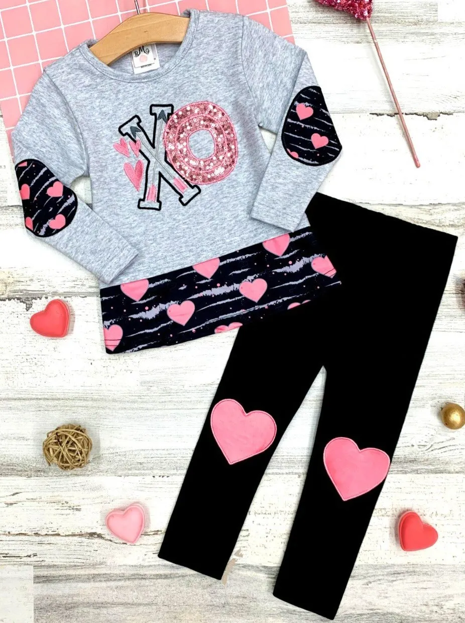 XO Sparkle Legging Set