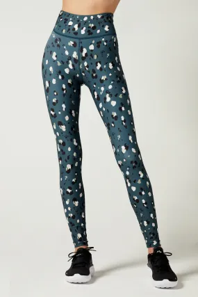 Zoe Back Pocket Legging Paint Spot Animal